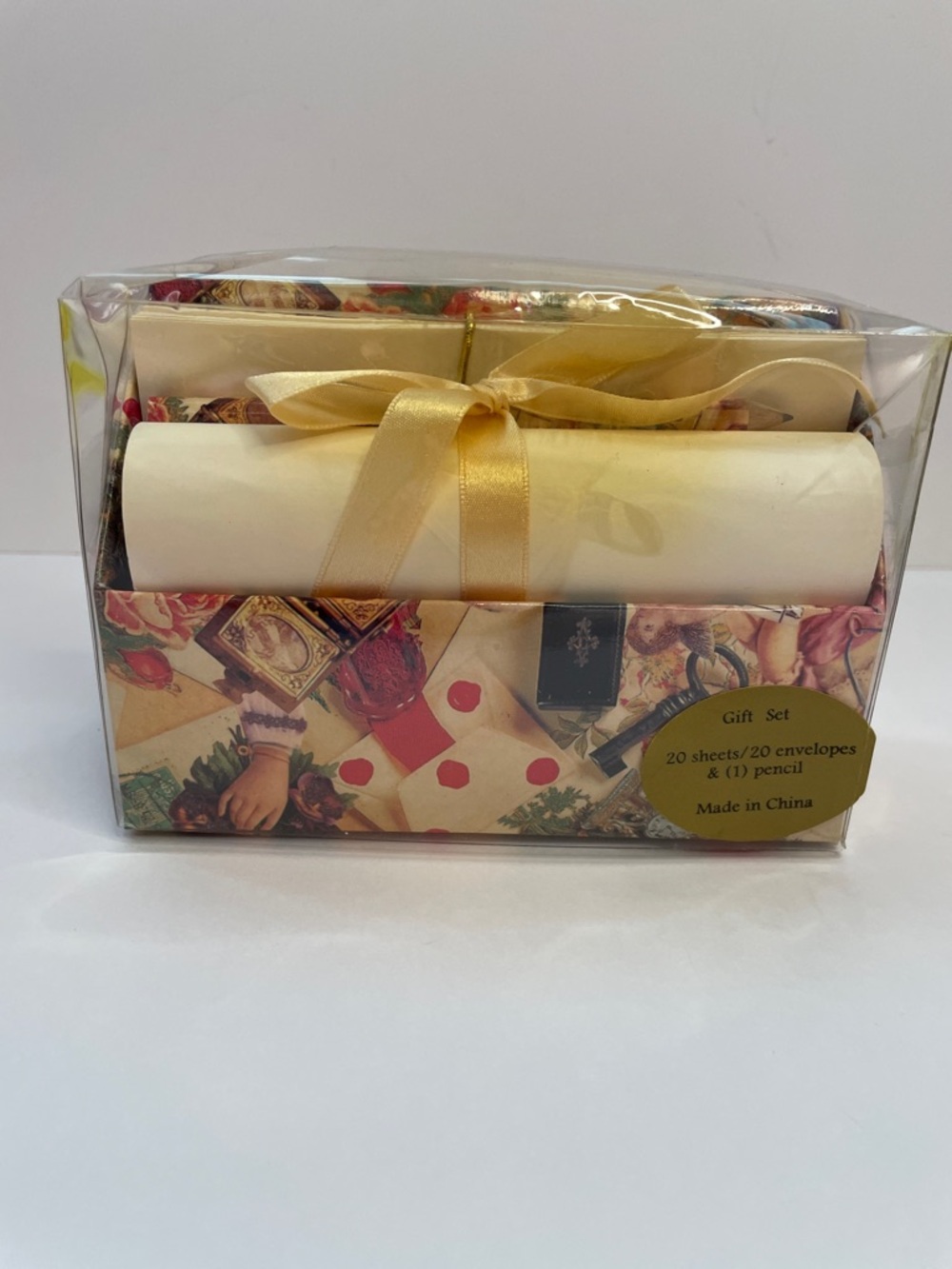 NWT Vintage Floral Cosmetic Case with Brown Handle - Picture 7 of 9